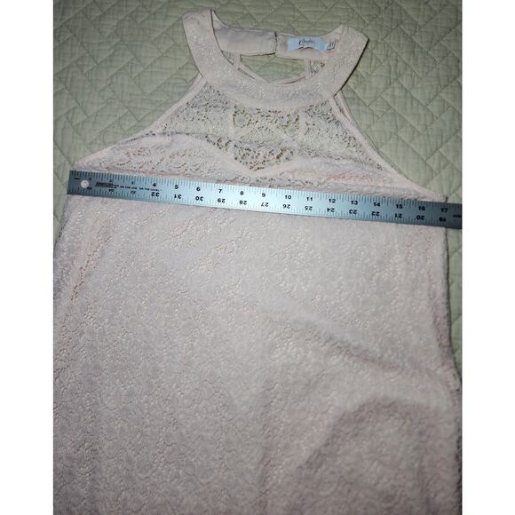 Candies Pink Lace Sleeveless Dress Womens Size Small - Picture 8 of 8